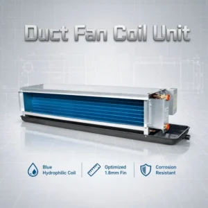 Fan Coil Unit, Ducted, 220V 50Hz, Water