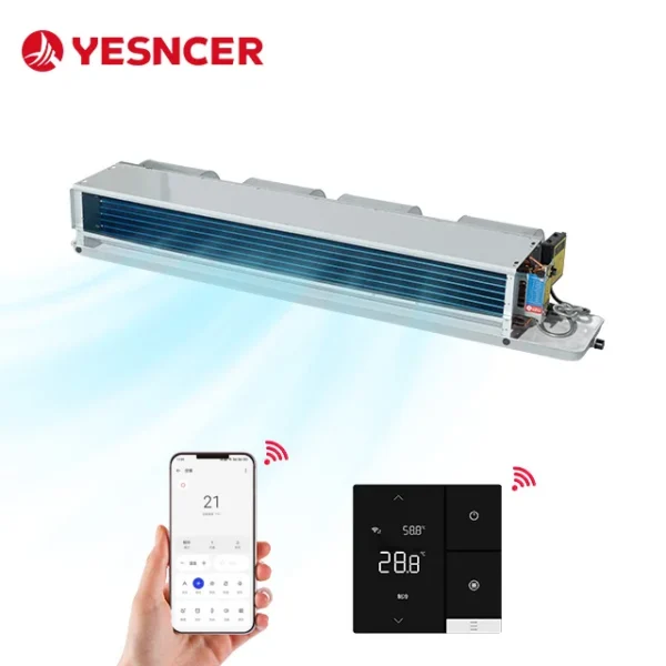 Fan Coil Unit, FCU, HVAC, Ceiling, Ducted - view 4