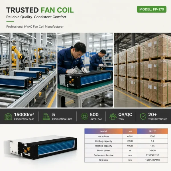 Fan Coil Unit, GTGLOBE, FP-170, Ceiling, Steel - view 4