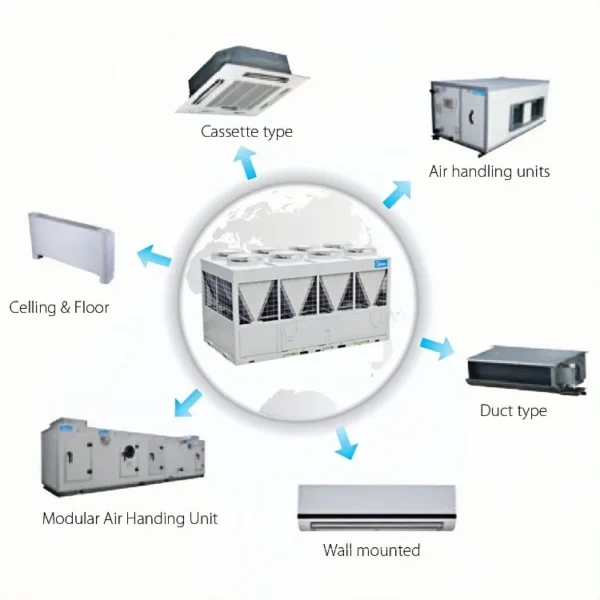 Fan Coil Unit, HVAC, 7000Btu, 1.85kw, FP-34WAH/G-K - view 6