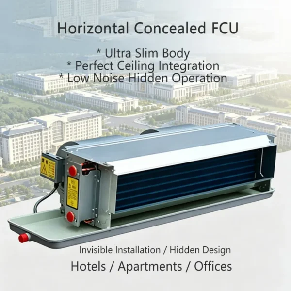 Fan Coil Unit, HVAC, Water - view 2