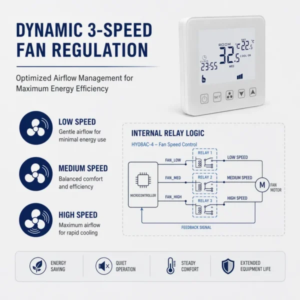 Fan Coil Unit, RS485, AC100~240V, PVC - view 6