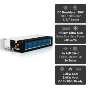 Fan Coil Unit, Steel, Ceiling, HVAC