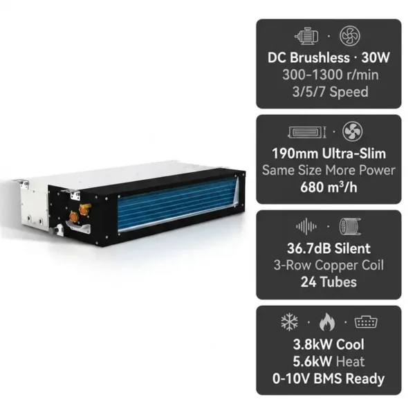 Fan Coil Unit, Steel, Ceiling, HVAC