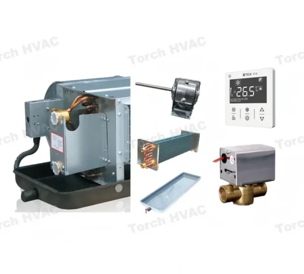 Fan Coil Unit, TICA, 4-Pipe, 300-1200CFM, FCU - view 2