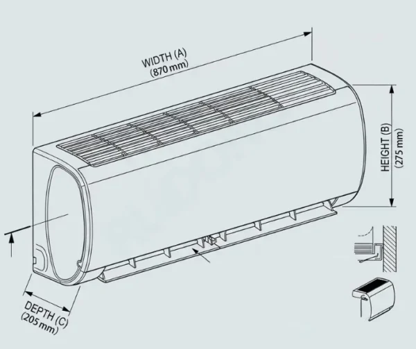Fan Coil Unit, Wall - view 5