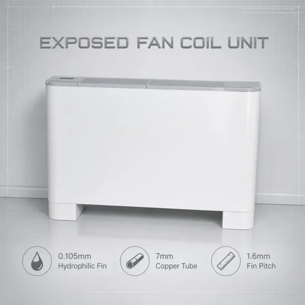 Fan Coil Unit, Wall, 220V 50Hz, 1.8-12.6KW