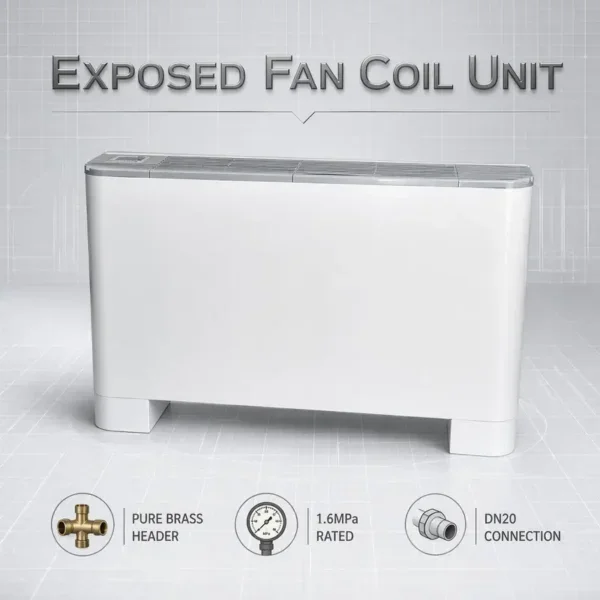 Fan Coil Unit, Wall, 220V 50Hz, 1980~5450