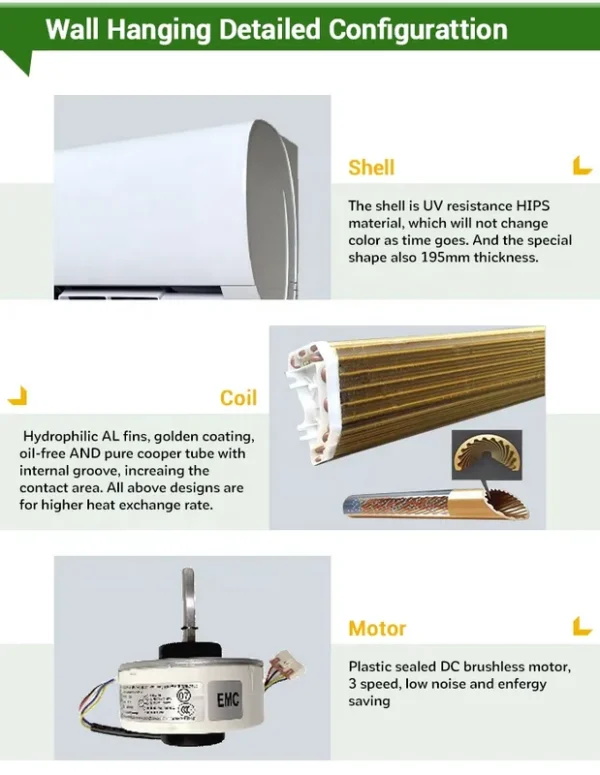 Fan Coil Unit, Wall, 5.42kw - view 3