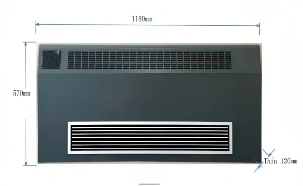 Fan Coil Unit, Wall, HVAC - view 4