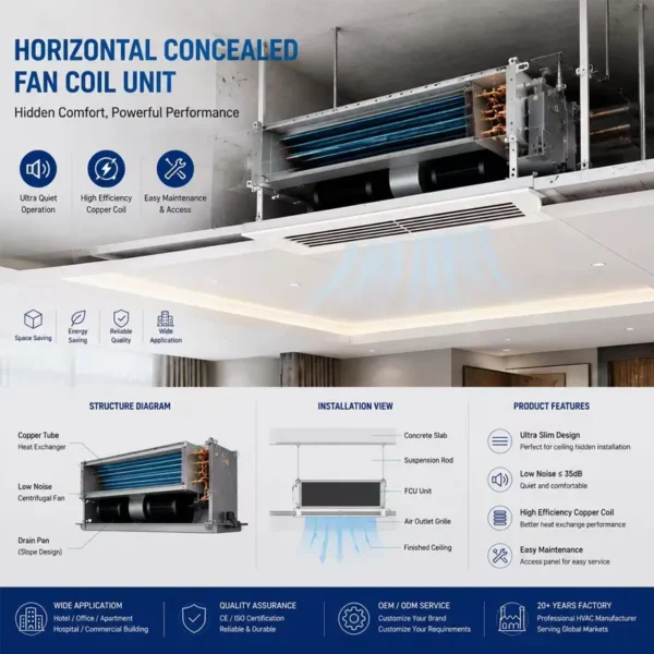 Fan Coil Unit, Water - view 3