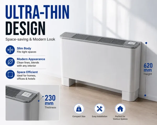 Fan Coil Unit, WIFI, 220-240V, 3kw - view 6