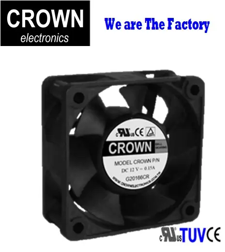 Fan, CROWN, 12V/24V, 6025, Axial - view 3