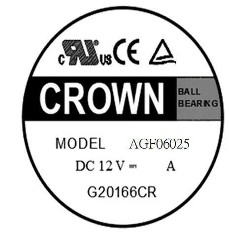 Fan, CROWN, 12V/24V, 6025, Axial - view 4