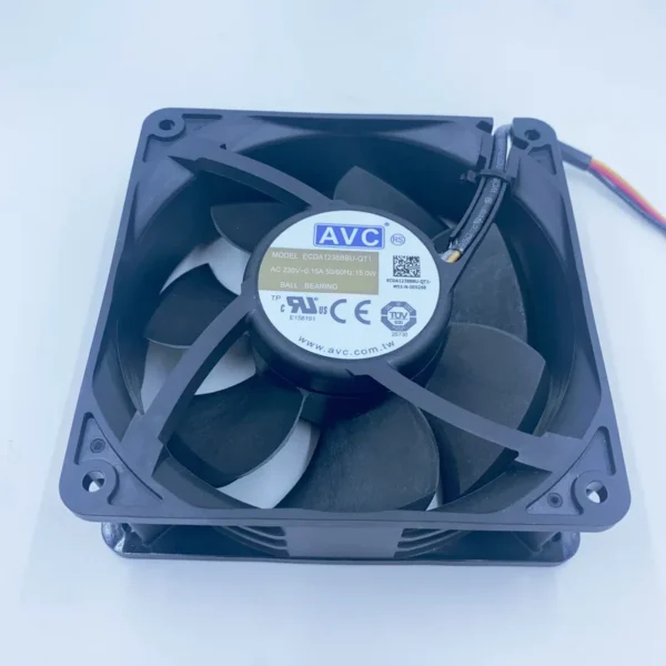 Fan, EC-12038, 120x120x38mm, 110VAC-240VAC, 3900rpm