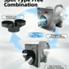 Fan, Portable, 230V/220V, Cast - view 2