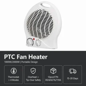 Fan, PTC, Portable, 1000W, 2000W