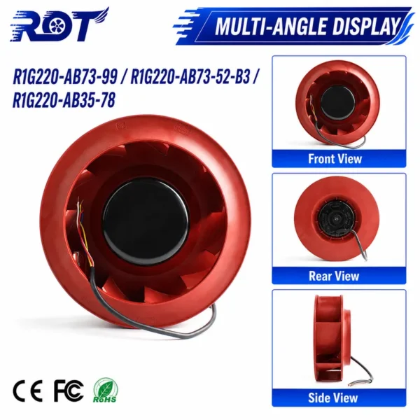 Fan, R1G220-AB35-78, 48V, 100W, 2.4A - view 6