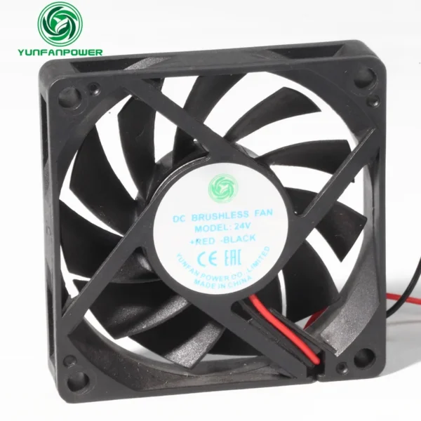 Fan, YUNFANPOWER, 7015, 70x70x15mm, Brushless - view 4
