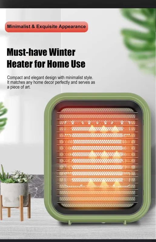 Fast Heating Desktop Fan, AFY, PTC, 800W - view 4