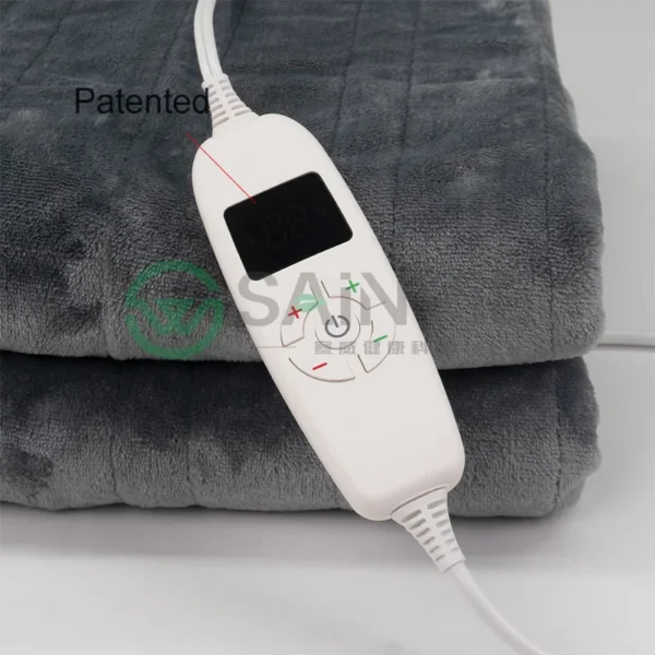 Fast Heating Electric Blanket, ETL, 60"x70" - view 2