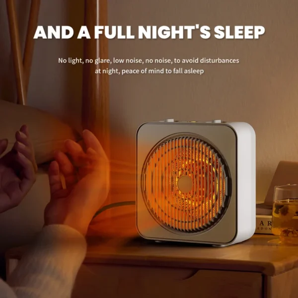 Fast-warming Mini Fan, Portable, 850/1650W, PTC - view 4