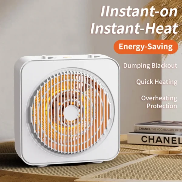 Fast-warming Mini Fan, Portable, 850/1650W, PTC - view 5
