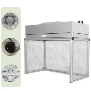Ffu Fan, Portable, 220, Stainless Steel 304