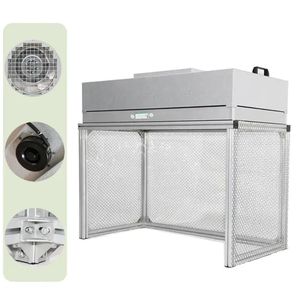 Ffu Fan, Portable, 220, Stainless Steel 304