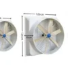 Fiber Glass Roof Fan, HaWai1460mm, 146*146*58cm, 380V, Wall - view 5