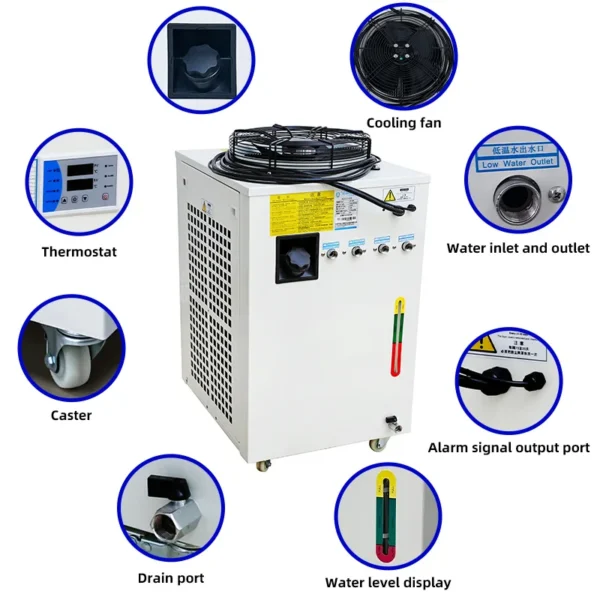 Fiber Laser Water Chiller, JLFL-3000, 220V, 18L, 2000W - view 4