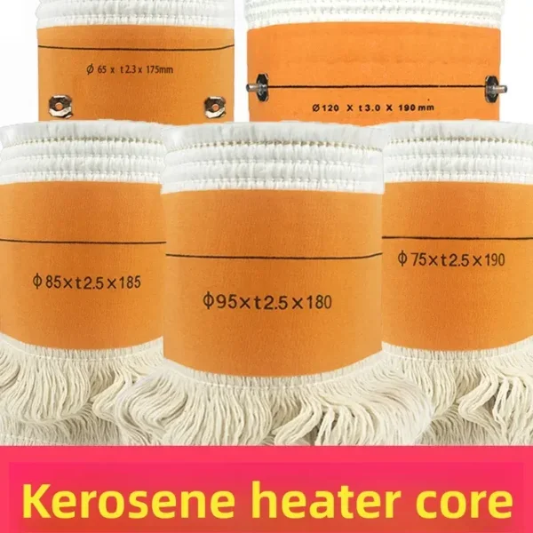 Fiberglass Material Kerosene Stove, 120mm, cotton, STC-1979
