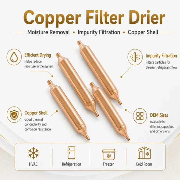 Filter Drier, Copper, 15g