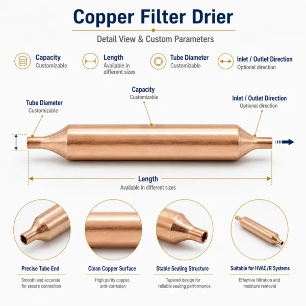 Filter Drier, Copper, 15g - view 2