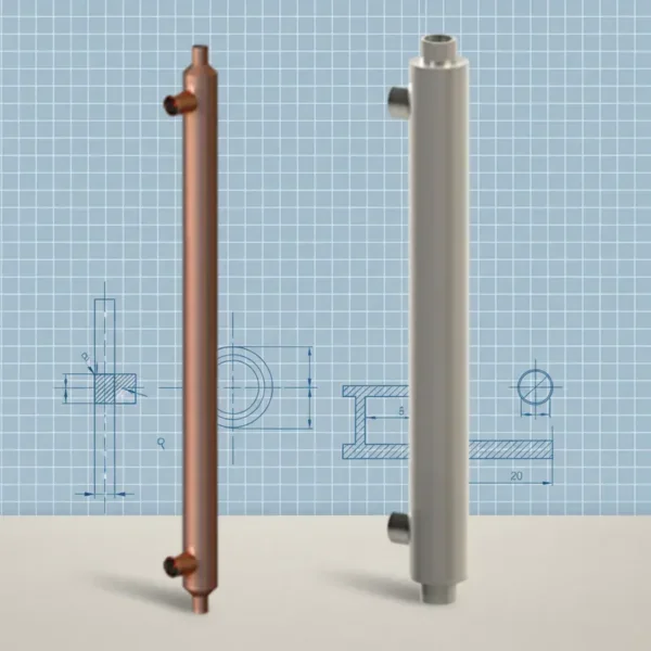 Fin Heat Exchanger, Stainless, Steel