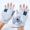 Fingerless Knitting Hands Warmer, USB, 5, Battery
