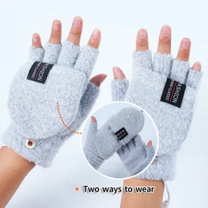 Fingerless Knitting Hands Warmer, USB, 5, Battery