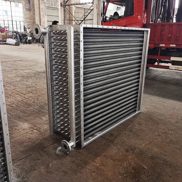 Finned Air Heat Exchanger, Copper, 220 V, Stainless Steel - view 5