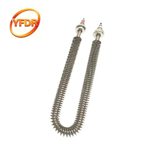 Finned Air Heating Tube, SUS304, Stainless, Steel, 220V/380V