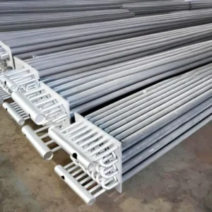 Finned Tube Heat Exchanger, Stainless, Steel