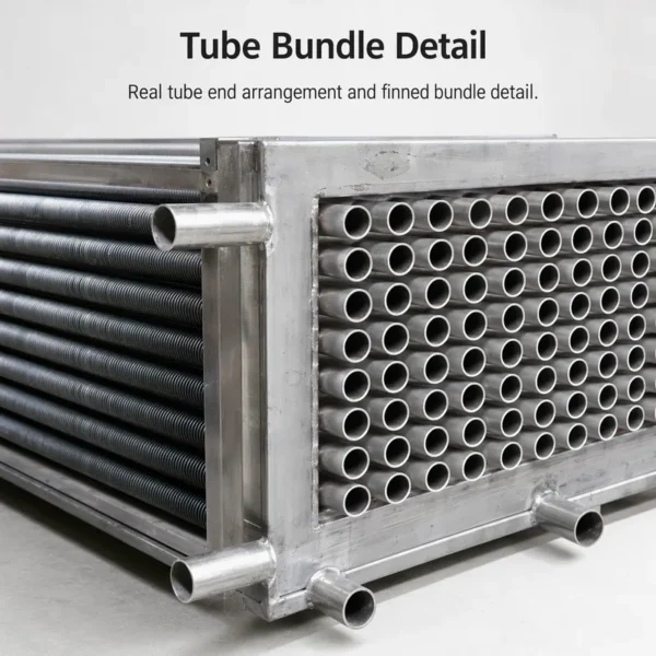 Finned Tube Heat Exchanger, Stainless, Steel - view 5