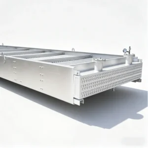 Finned Tube Heat Exchanger, Steel, 220V, Carbon steel