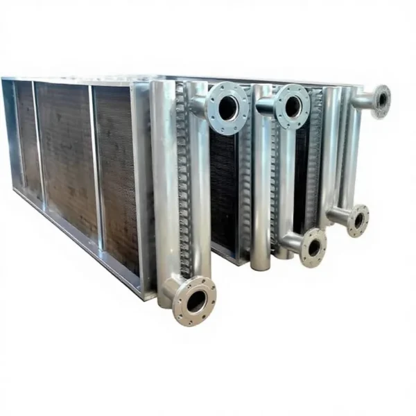 Finned Tube Heat Exchanger, Steel, Carbon Steel