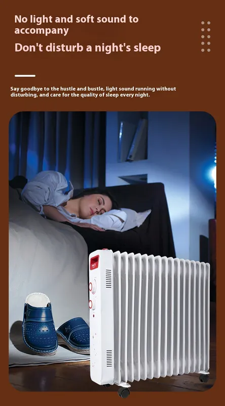 Fins Household Oil Heater, 11-17, 2000 W, Plastic - view 4