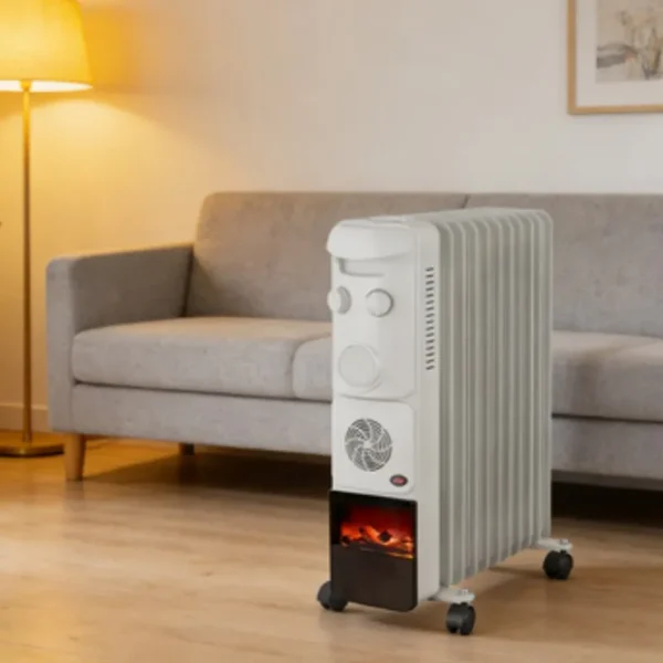 Fins Oil Filled Heater, 3D, Portable - view 4
