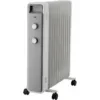 Fins Oil Filled Heater, Portable, 220-240V, Electric