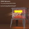 Fireplace, 2000 W, Plastic - view 2