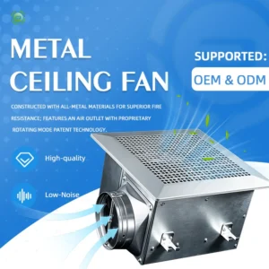 Fireproof Ceiling Exhaust Fan, Centrifugal, AC 220 V, Electric