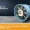Fireproof Smoke Exhaust Fan, DTF, Axial, Stainless, Steel - view 4