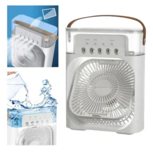 Five-hole Spray Humidifying Fan, Portable, ABS, USB
